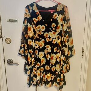 Betsy Johnson Bambi Bell Sleeve dress